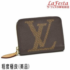 ◆ 本物 美品 ◆ LV ルイヴィトン ヴィトン ジッピーコインパース モノグラムジャイアント コインケース カードケース 箱 人気 M67690