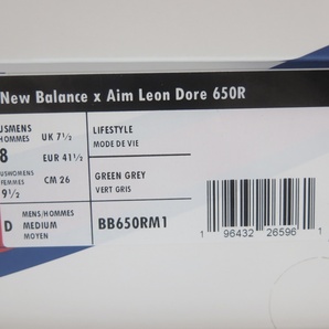 NEW BALANCE×Aime Leon Dore ニューバランス/エメ レオン ドレ BB650RM1 LEON DORE 650R スニーカーの画像9