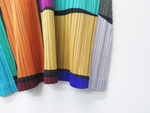 PLEATS PLEASE ISSEY MIYAKE プリーツプリーズイッセイミヤケ PP61-JT736 プリーツ マルチカラー ワンピース　美品_画像6