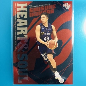 生原秀将 Heart & Soul インサートカード BBM 2021 Fast Break 2nd Half バスケットボール B.LEAGUE Bリーグ 横浜ビー・コルセアーズ
