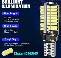 HM3 HM4 HJ1 HJ2 バモス ホビオ 爆光! T10 LED ルームランプ バックランプ ポジション ナンバー灯9個セット ホワイト ホンダ /72/57/6/t31_画像2