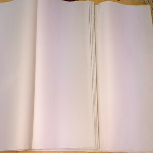 中国書道用紙かな？手漉加工紙　70x140cm 97枚　傷汚れ無し　