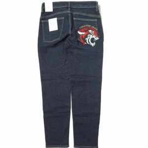 新品 Calvin klein Jeans カルバンクラインジーンズ Body Taper Jeans タイガー刺繍 テーパードスキニーデニムパンツ J319941 30 g13495