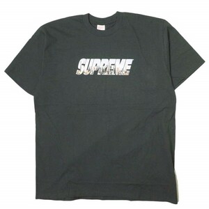 新品 SUPREME シュプリーム 23AW アメリカ製 Gotham Tee ゴッサムTシャツ XL Black 半袖 WEEK1 MADE IN USA ロゴ トップス s18471