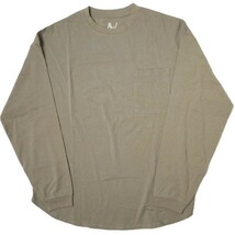 A4A エーフォーエー 22AW 強撚糸ラウンドロングスリーブTシャツ A4A202212-007 M モカ 長袖 LHP オーバーサイズ トップス g13508_画像1