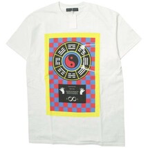 新品 DEAD FEELINGS デッドフィーリングス アメリカ製 S/S Pocket Tee - Bagua プリントポケットTシャツ L WHITE 半袖 ネペンテス g13332_画像1