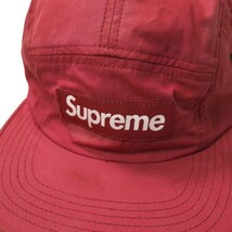 SUPREME シュプリーム 14SS Box Logo Side Zip Camp Cap ボックスロゴサイドジップキャンプキャップ RED ジェットキャップ 帽子 g13782_画像3