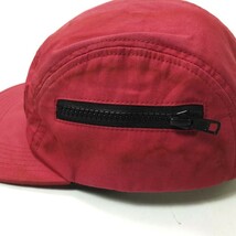 SUPREME シュプリーム 14SS Box Logo Side Zip Camp Cap ボックスロゴサイドジップキャンプキャップ RED ジェットキャップ 帽子 g13782_画像6