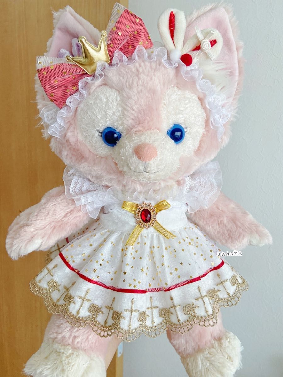 1155 リーナベルコスチューム Sサイズ用 水色紫花びらのホワイト
