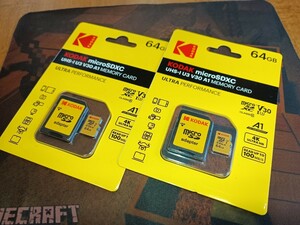 クリスマスセール microSD 64GB 2枚セット SDXC U3 V30 4K 動画 → fz85 TG-6 RX10 RX100 TZ-95 ZV-1 P950 G7X HX99 TZ90 LX100 FZ1000