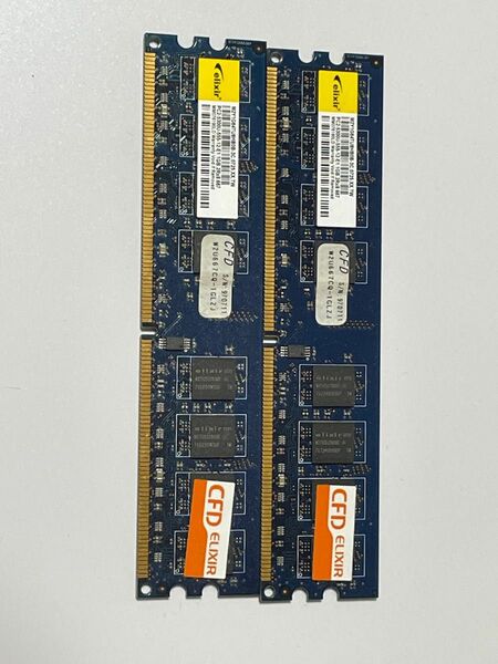 DDR2-SDRAM 1G×2枚