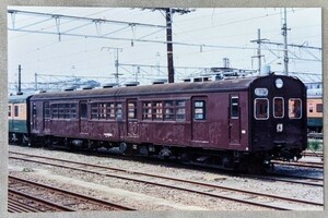 鉄道写真 旧型国電 クモヤ90形電車 クモヤ90011 L判（89mm×127mm）