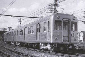 鉄道写真 阪神電車 5201形 5201 ステンレス車 試運転 KG判（102mm×152mm）