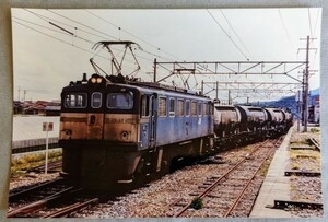 鉄道写真 ED62 5 電気機関車 貨物 飯田線 2LW判（127mm×190mm）2