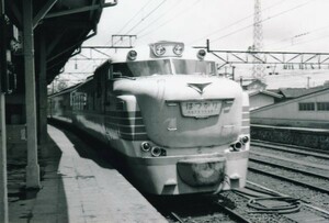 鉄道写真 特急 はつかり キハ81系気動車 KG判（102mm×152mm）2