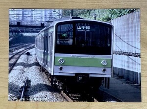鉄道写真 205系電車 山手線 巣鴨 1985年撮影 L判（89mm×127mm）