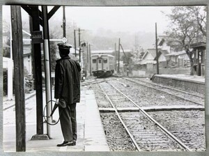 鉄道写真 キハ20系気動車 キハ52形 大キャビネ判（130×180mm）1