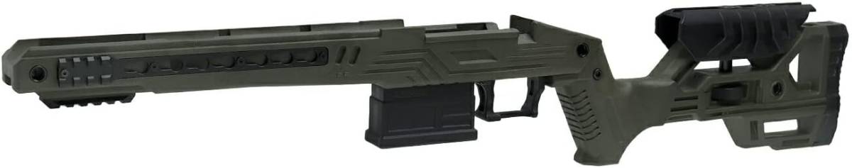 【新品】東京マルイボルトアクションエアーライフル VSR-10シリーズ用SLONG AIRSOFT TSR-100 タクティカルストック(O.D.カラー)