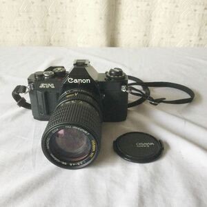 CANON キャノン AV-1 フィルムカメラ レンズOSAWA 1:3.5-4.5 35-105mm 、ストラップ、キャップ付き 動作未確認　管理番号H824 K396B