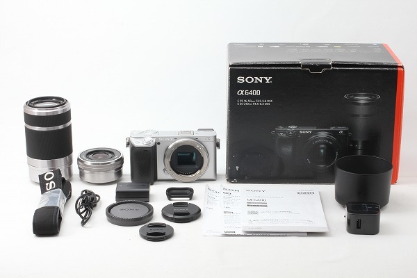 SONY α6400 ILCE-6400Y ダブルズームレンズキット オークション比較