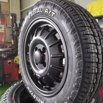 新発売 Noel プロボックス MUDSTAR Radial AT 175/65R14 82H 14インチ タイヤホイールセット ホワイトレター_画像4