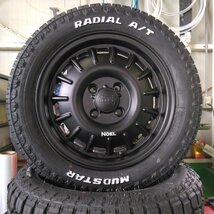 新発売 Noel プロボックス MUDSTAR Radial AT 175/65R14 82H 14インチ タイヤホイールセット ホワイトレター_画像8