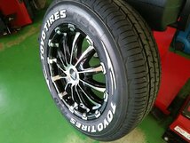 【車検対応】 ハイエース200系 タイヤホイールセット 新品4本 BD12 人気 TOYO H30 215/65R16 ホワイトレター 16インチ_画像7