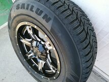 10月発送 スタッドレス プラド ハイラックス サーフ FJ H3 パジェロ SAILUN ICE BLAZER WST3 265/70R17 265/65R17 OutLaw 新品4本セット_画像6