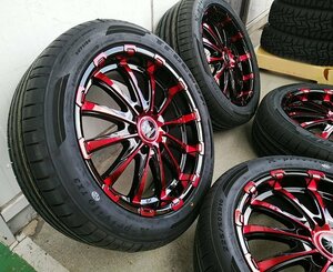 お買い得 ハイエース 200系 タイヤホイールセット 18インチ BD12 特選タイヤ 225/50R18 4本セット