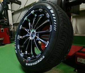 YOKOHAMA PARADA 225/50R18 ハイエース 200系 BD12 18インチ タイヤホイールセット 車検対応 新品4本セット