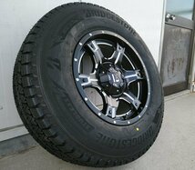 ブリヂストン スタッドレス ブリザック DM-V3 265/70R17 265/65R17 プラド ハイラックス FJ サーフ H3 タイヤホイールセット OutLaw_画像2