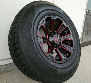 10月発送 スタッドレス プラド ハイラックス サーフ FJ H3 パジェロ SAILUN ICE BLAZER WST3 265/70R17 265/65R17 DeathRock 新品4本セット