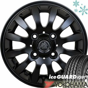 N-VAN アクティ ハイゼット アトレー クリッパー キャリィ 12インチ ヨコハマ アイスガード IG91 145/80R12 80/78N LT スタッドレスタイヤ