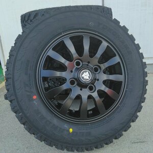 軽自動車 アクティ タイヤホイールセット ヨコハマ ジオランダーMT 145/80R12 MUD-Xⅱ 12インチ