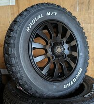 N-VAN アクティ ハイゼット アトレー クリッパー キャリィ 12インチ マッドスター ラジアル MT 145/80R12 80/78N ホワイトレター_画像4