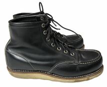 USA製 ● RED WING レッドウイング ● モクトゥ アイリッシュセッター レザー ブーツ JP26 8インチ D ブラック_画像4