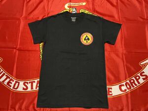 中古美品　MADE IN USA USMC SPECIAL OPERATIONS COMMAND FORCES TシャツSMALL BLACK