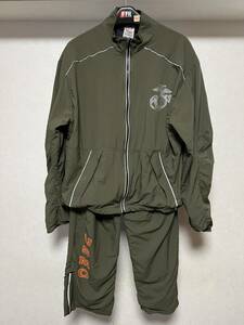 中古美品　MADE IN USA BALANCE トレーニングジャケット　MEDIUM SHORT , USMC/NEW BALANCE トレーニングパンツMEDIUM XS