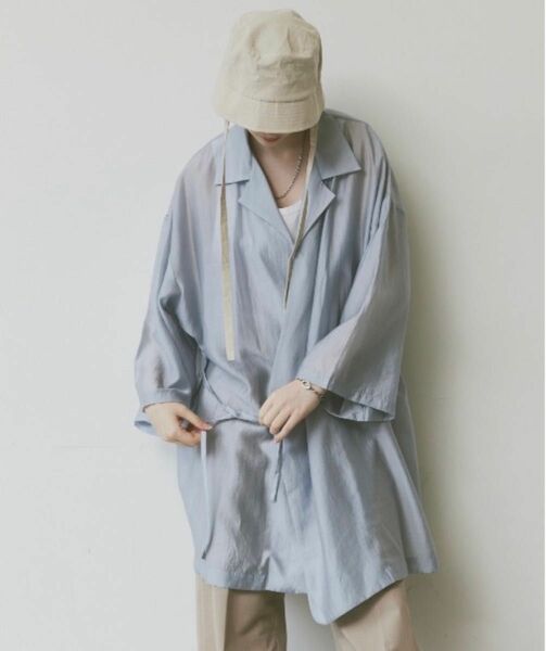 【utusiyo】open collar shirt 単衣