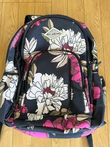 [ new goods unused ]Billabong Billabong backpack rucksack floral print pink black personal computer present 