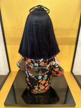 木目込人形 花ごろも 日本人形 市松人形 江戸 ガラスケース Japanese Doll Girl Glass case Japan_画像6
