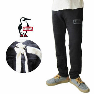  Chums /CHUMS slim sweat pants [ Chums Logo slim pants ]COTTON USA reverse side nappy sweat CH03-1305 black L size 