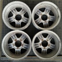 管理番号：S8-202【４本価格】【16x5.5J 5x139.7 ET+22 ハブ108】スズキSUZUKI純正・ジムニー等・店頭直接引取・下取り可能_画像8