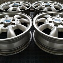 管理番号：Ｓ8-227【4本価格】【14x5.5J 5x100 ET+55 ハブ56】ミニライトMINILITE 純正・直接引取可能・下取り可能_画像2