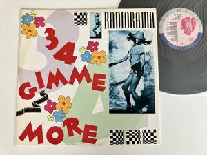 【伊Ori】RADIORAMA / 3,4 Gimme More(Club Mix,Sampling,Radio,Inst) 12inch Radiorama Productions RA10/90 90年Hi-NRG,THAT'S EUROBEAT