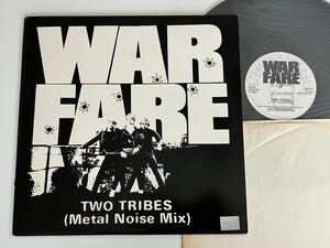 【UK Ori】WARFARE / Two Tribes(Metal Noise Mix)/Hell/Blown To Bits 12inch NEAT RECORDS Neat45 NWOBHM,UKパンクメタル,ウォーフェア