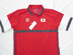東京オリンピック 錦織圭着用モデル ユニクロ ドライポロシャツM 日本代表ユニフォーム