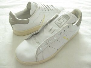 Adidas アディダス STAN SMITHスタンスミス S75075白×グレー 6(24.0アウトソール26.5)