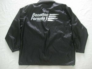 F1ベネトンチームBenettonFormula1 ナイロンコーチジャケットL