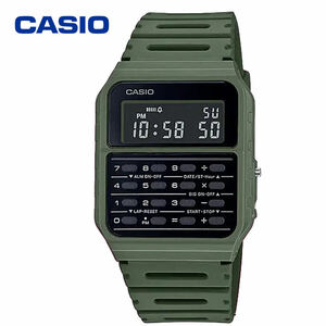 CASIO カシオ DATABANK データバンク CA53WF-3B オリーブ calculator カリキュレーター グリーン 緑 電卓 計算機 レトロ チープカシオ